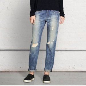 Rag & Bone Beacon Distressed Boyfriend Jeans